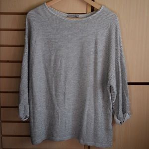 Zara: White oversized lounge sweater